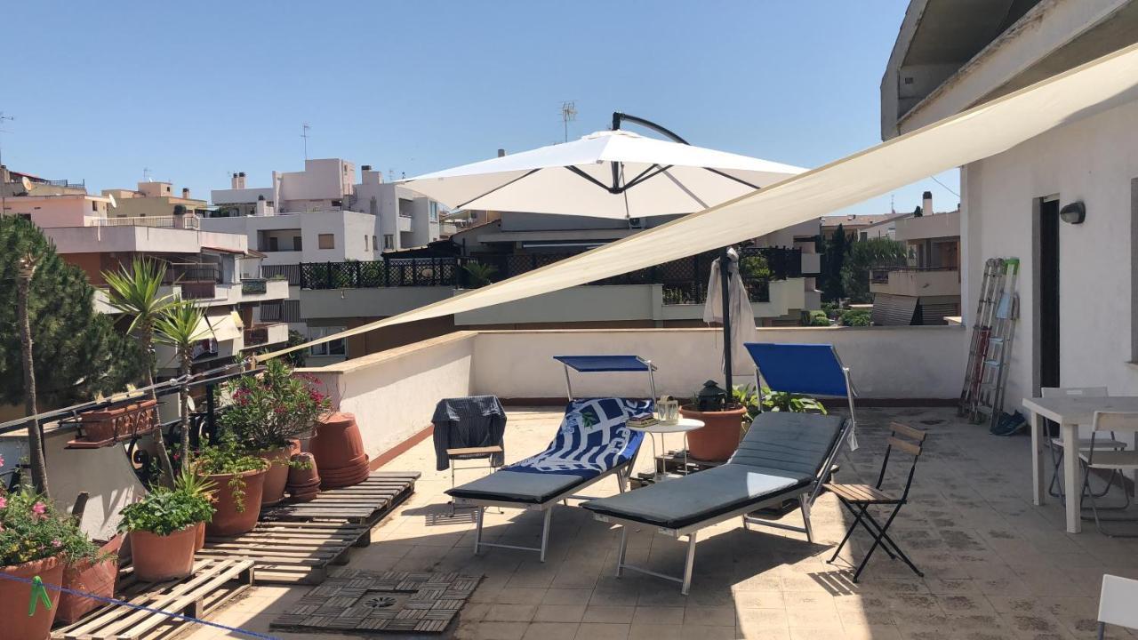 Attico Terramare - Beach & Maxi Terrace & Electricbbq Santa Marinella Ngoại thất bức ảnh